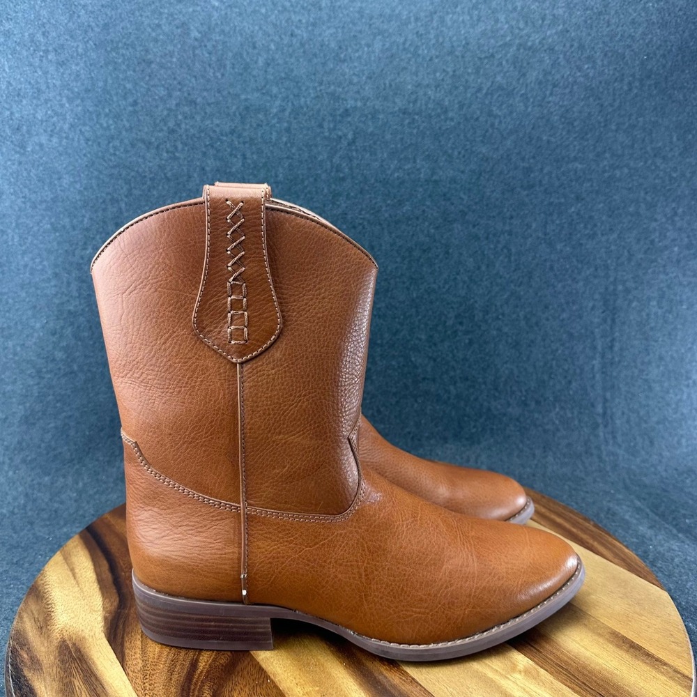 Dingo Lefty Round Toe Cowboy Mens Size 9D Brown Casual Boots DI212-CML